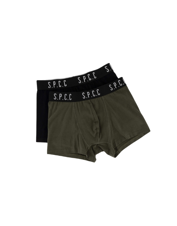 S.P.C.C Emperador Boxer 2 Pack Black/F Men