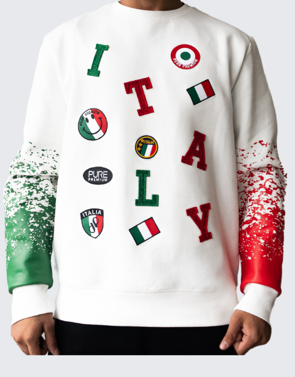 Pure Premium Brescia White Sweater