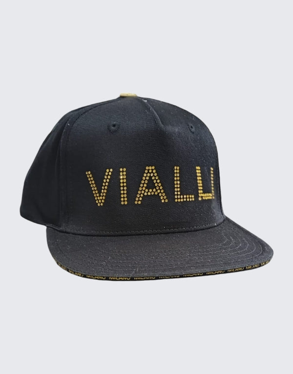 Vialli Franchesca Cap Black Men.