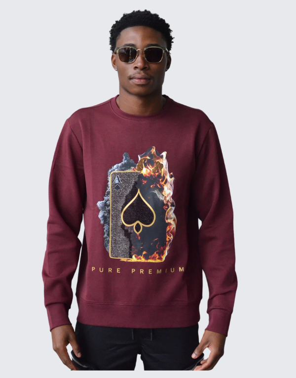 Pure Premium Pino Burgandy Sweater