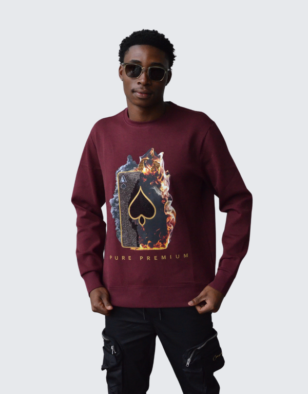 Pure Premium Pino Burgandy Sweater