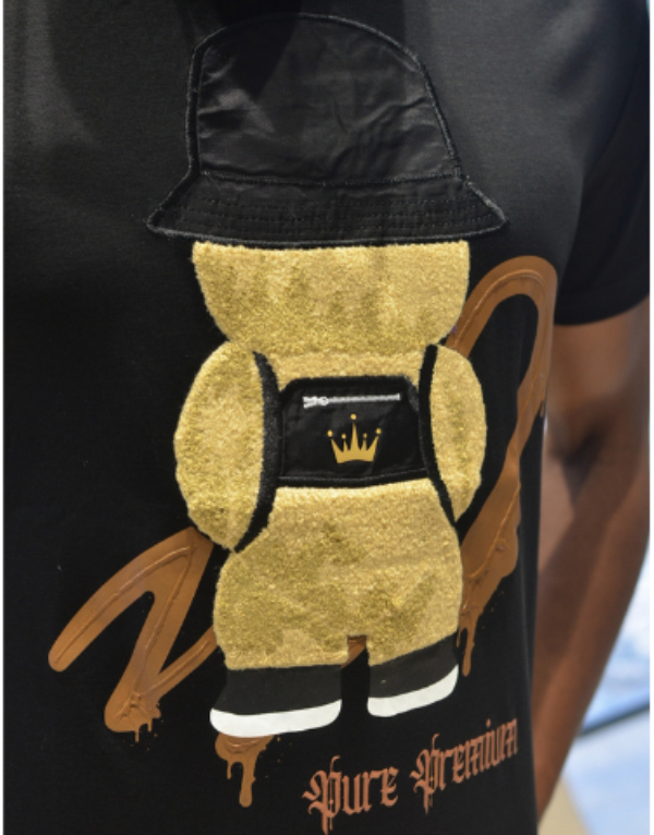 Pure Premium Orso T-Shirt Black Men