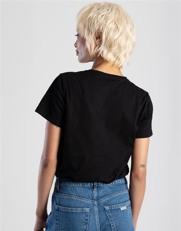 Sissy Boy Regular Fit Short Sleeve T-Shirt Black womens