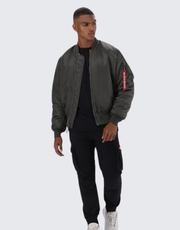 Alpha Ma-1 Classic Jacket 004 In Rep Grey Mens