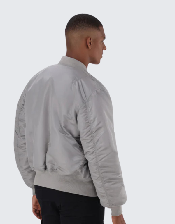 Alpha Ma-1 Classic Jacket 006 In New Silver