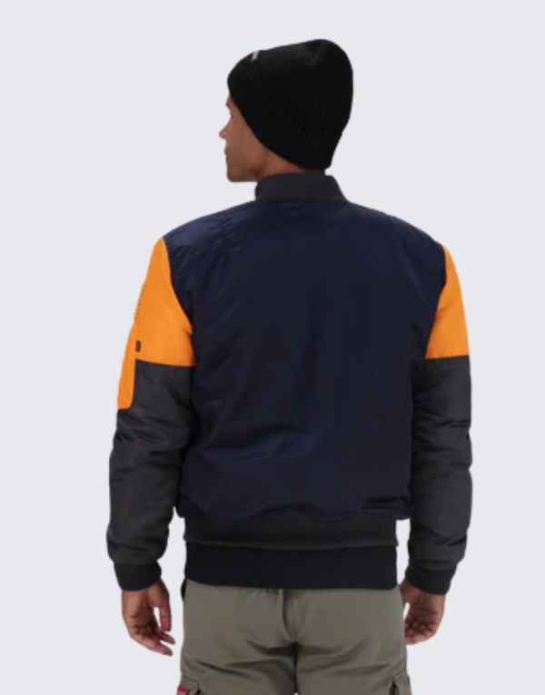 Alpha Nasa Hornet Jacket 002 In Navy Mens