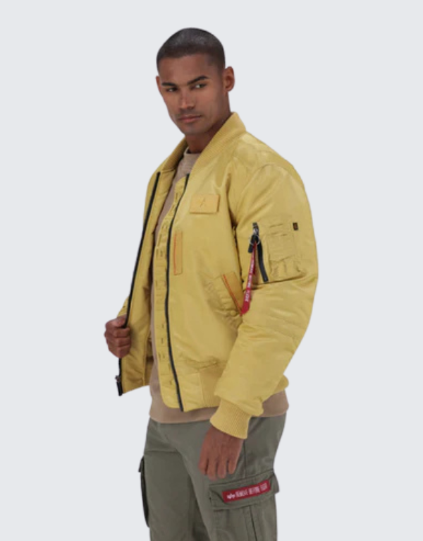Alpha Oxygen Jacket 003 In Yellow Mens