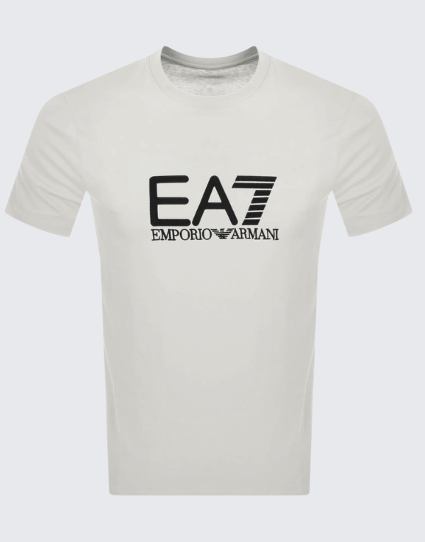 Armani Les Noirs Short Sleeve T-Shirt M1166 Cream And Black