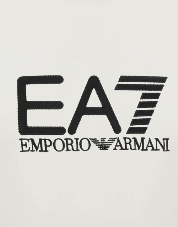 Armani Les Noirs Short Sleeve T-Shirt M1166 Cream And Black