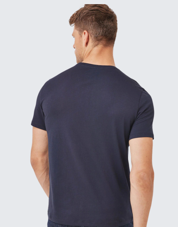 Armani Short Sleeve T-Shirt Navy Men