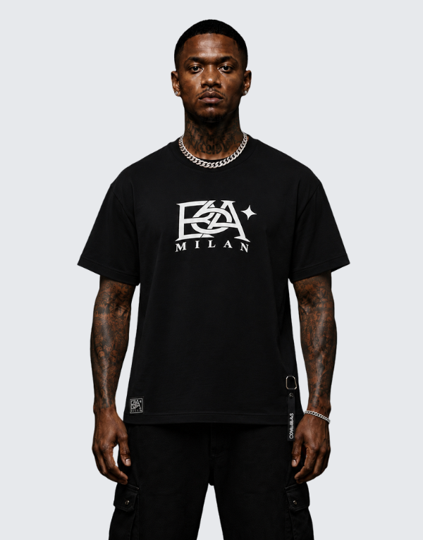 Ba6 Flore T-Shirt Black