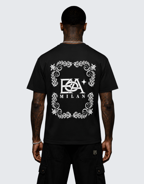 Ba6 Flore T-Shirt Black
