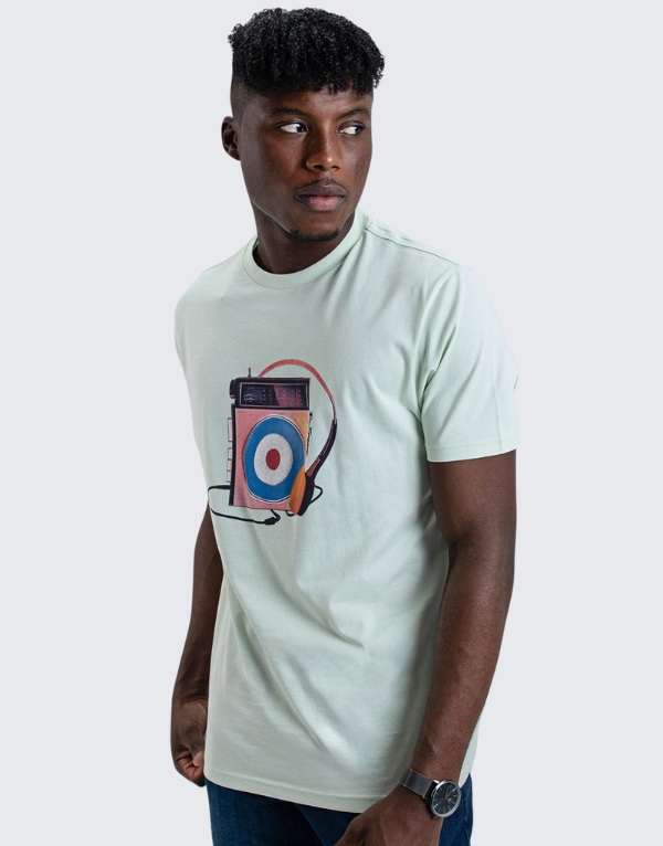 Ben Sherman Portable Radio T-Shirt Pistol Men