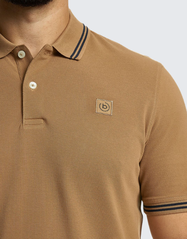 Bugatti Polo Short Sleeve A70 Tan Men