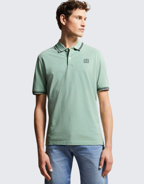 Bugatti Short Sleeve Polo A520 Mint Men