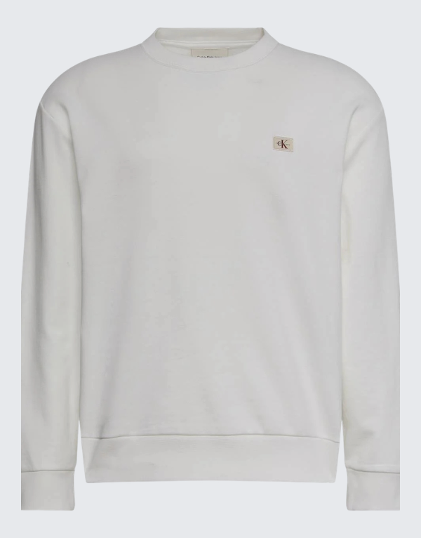 Calvin Klein 350 Terry Badge Sweater White Men