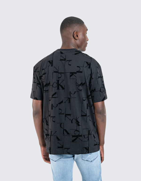 Calvin Klein All Over Print T-Shirt Black Men