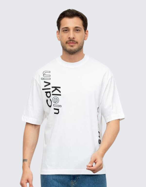 Calvin Klein Blocking Graphic Short Sleeve T Shirt Men