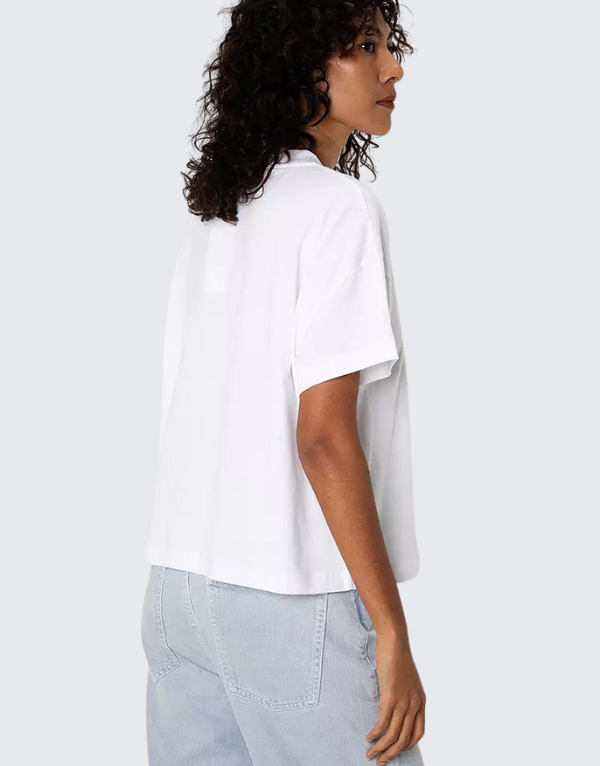 Calvin Klein Embroidered Aw Relaxed T-Shirt White Womens