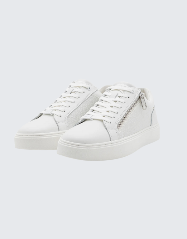 Calvin Klein Low Top Lace Up Mono White Men