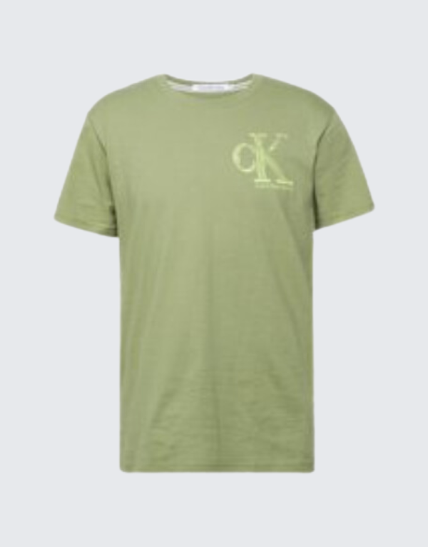 Calvin klein green t shirt on sale