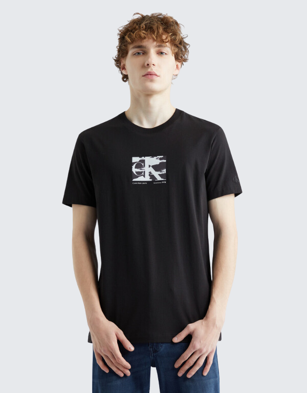 Calvin Klein Small Box Logo Short Sleeve T-Shirt Men