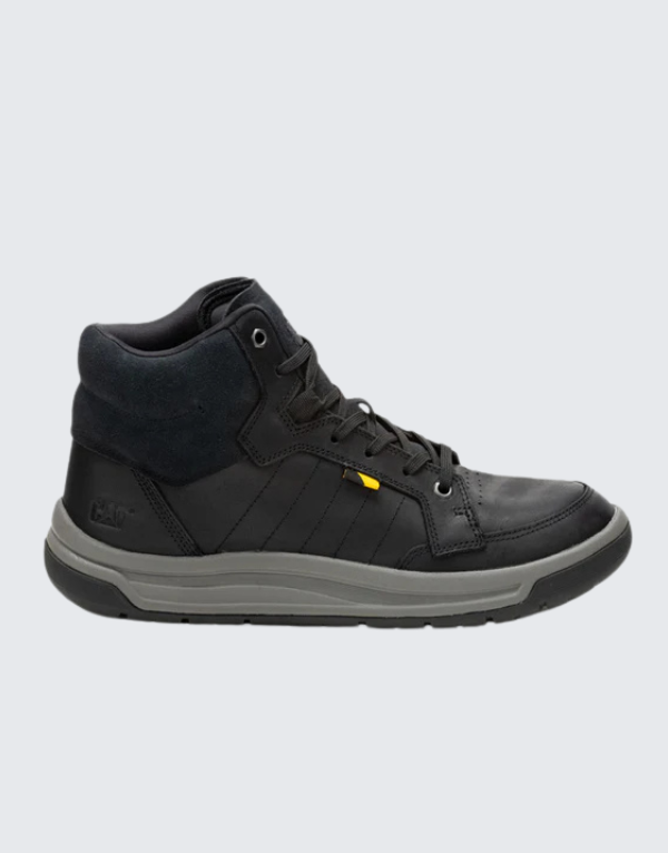 Cat Apa Cush Mid Sneakers In Black (Ct-255)