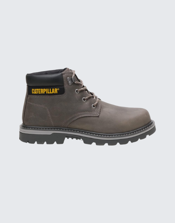Cat Outbase Steel Toe Boots In Charcoal Grey Men