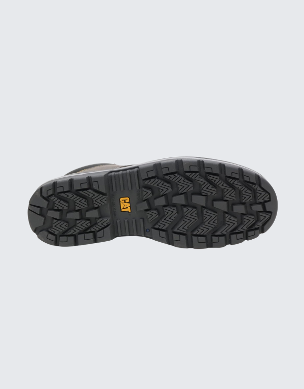 Cat Outbase Steel Toe Boots In Charcoal Grey Men
