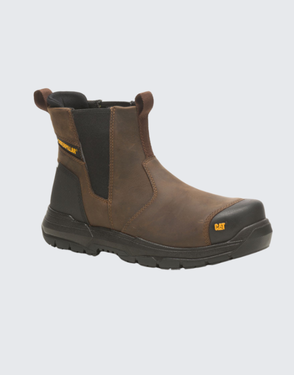 Cat Propane Steel Toe Boots In Dark Brown (Ct-172) Men
