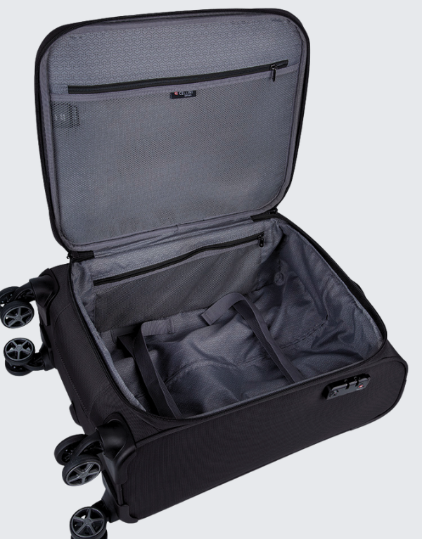 Cellini Optima Carry-On Trolley Case In Ink Black