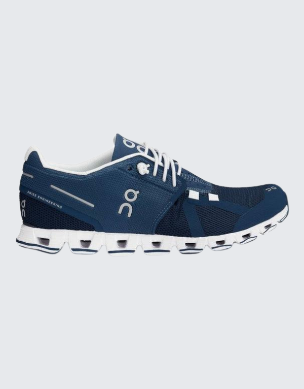 Cloud 5 Running Shoes In Denim And White (Q-104) Men