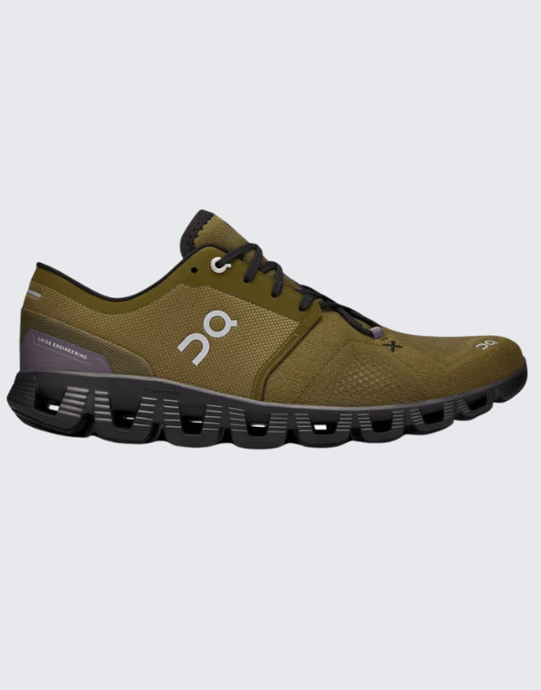 Cloud X 3.0 Running Shoes In Hunter Green And Black Men