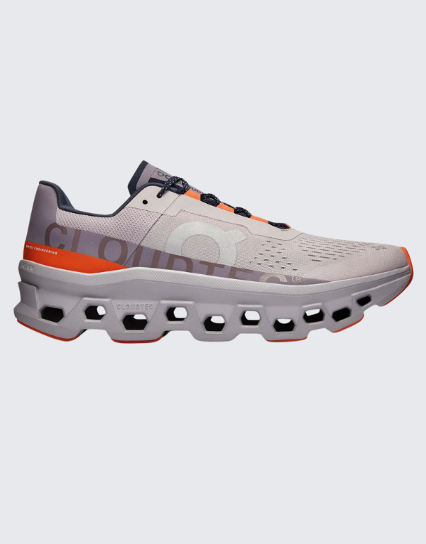 Cloudmonster Exclusive Running Shoes In Pearl And Flame Men