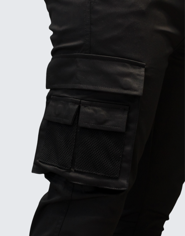 Covali Cargo Pants In Black For Men