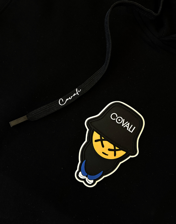 Covali Felpa-H Hoodie Black Men