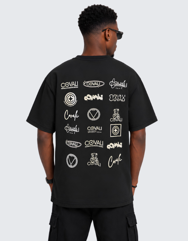 Covali Marchio T-Shirt Black