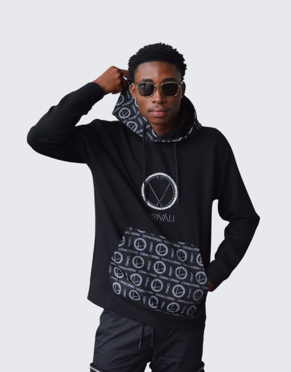 Covali Matera Hoodie In Black Mens