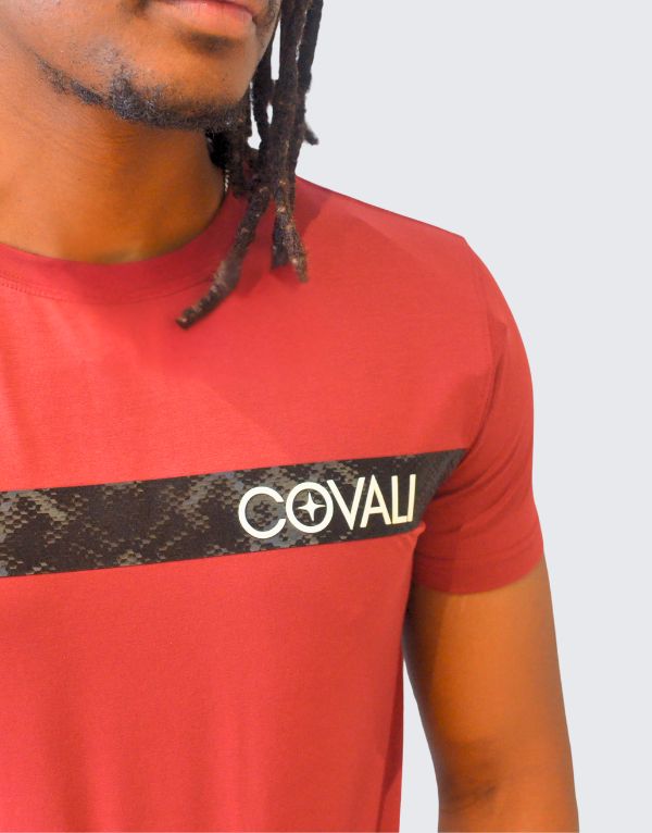 Covali Modela T-Shirt Burgundy Men
