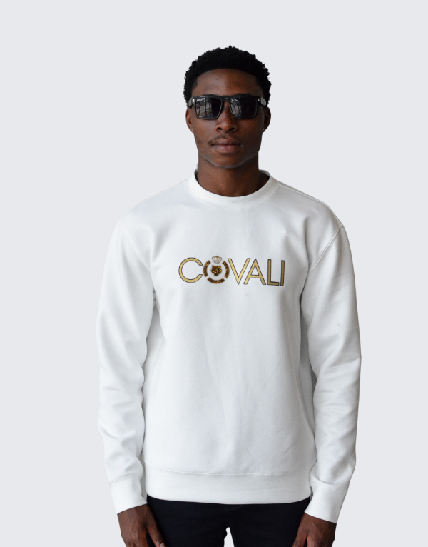 Covali Norcia Sweater In Off White Mens