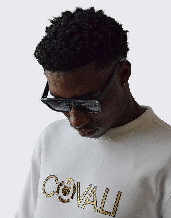 Covali Norcia Sweater In Off White Mens
