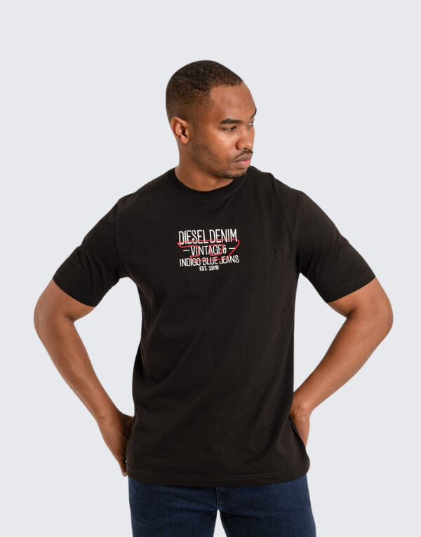 Diesel T Just N31 Short Sleeve T Shirt 9XX Men