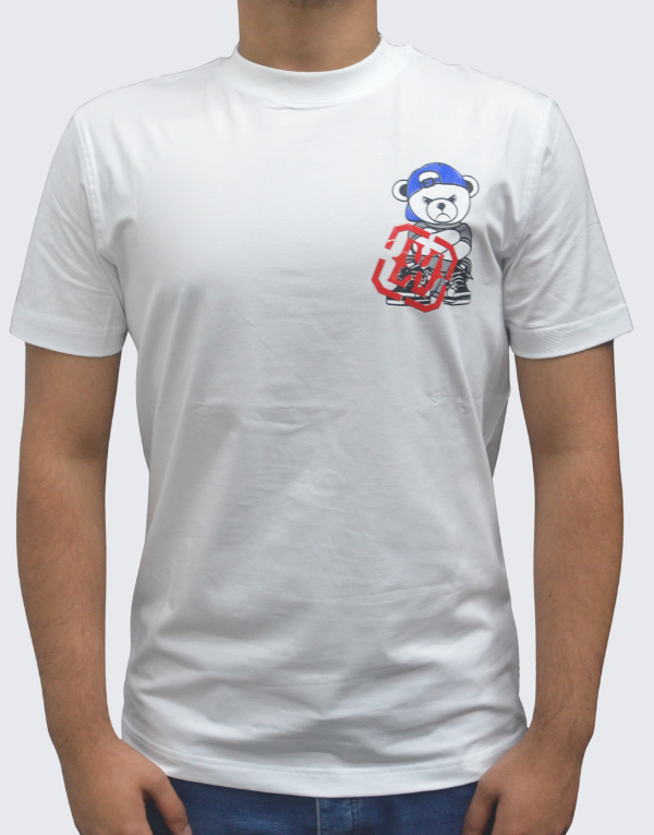 Enrico Coveri Bling Short Sleeve T-Shirt 3 White Men