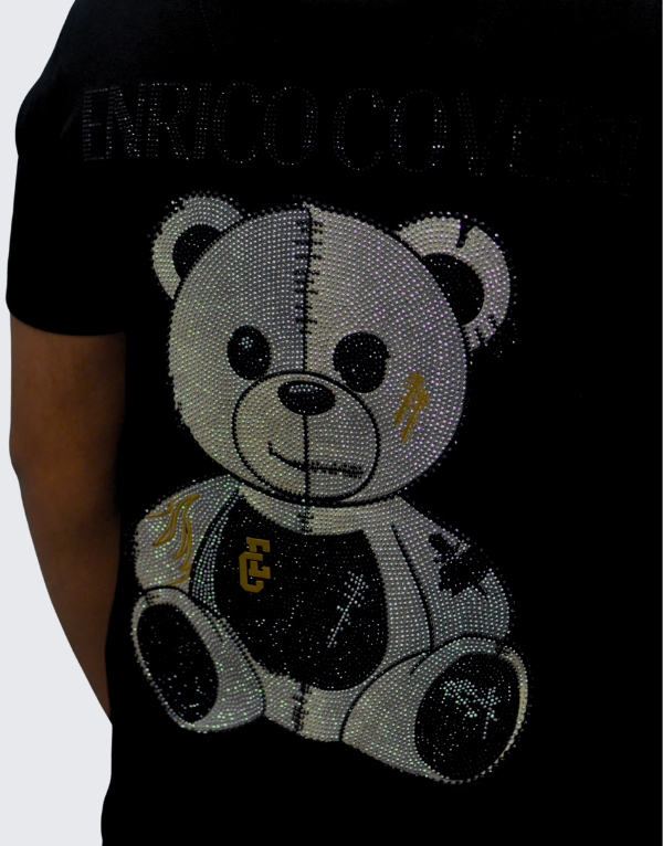 Enrico Coveri Bling Short Sleeve T-Shirt 4 Black Men