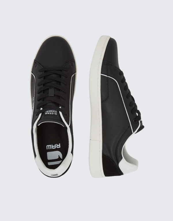 G-Star Raw Cadet Iv Leather Black And White Men