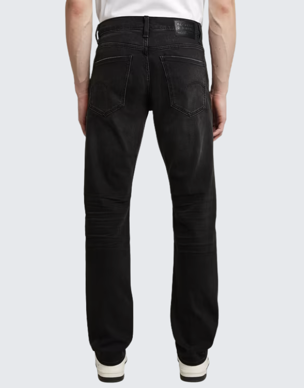 G-Star Raw Mosa Straight Jeans Worn In Black Men