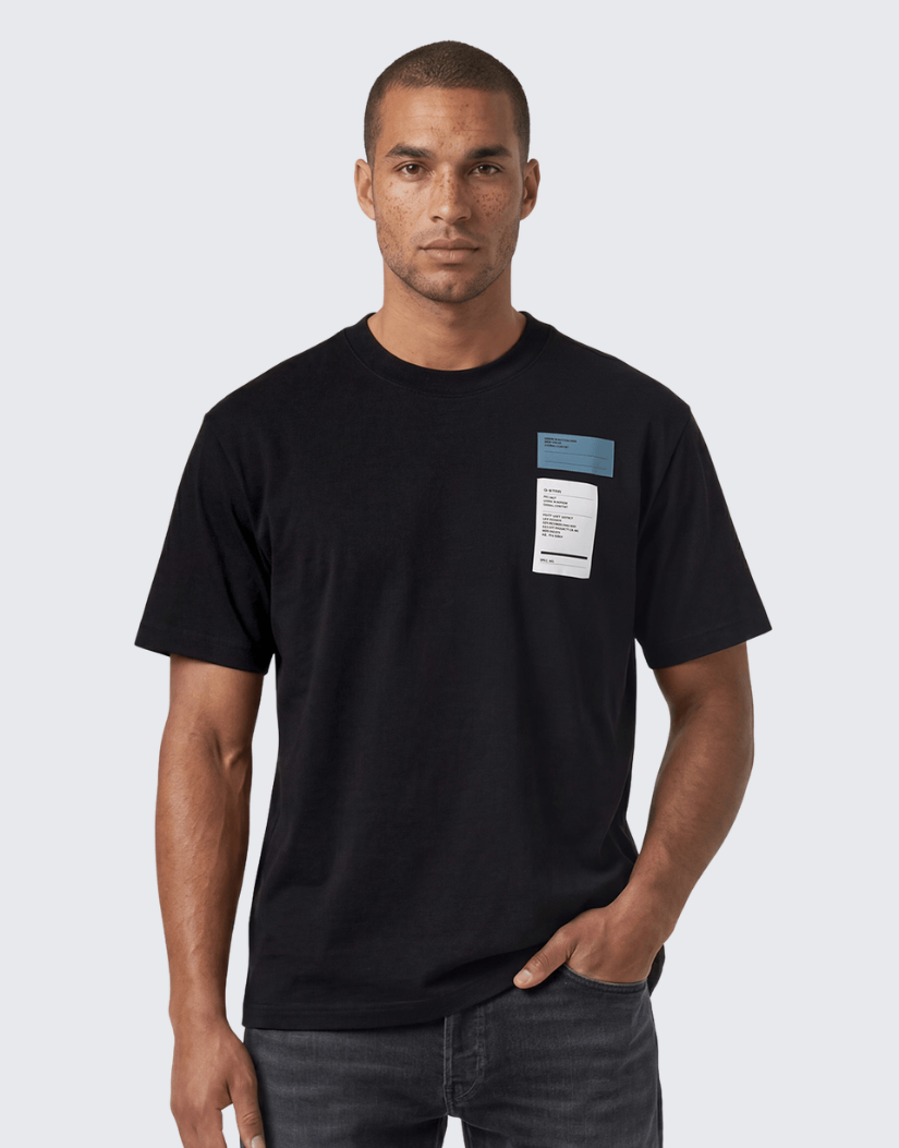 G-Star Raw Multi Chest Badge Short Sleeve T-Shirt Dark Black