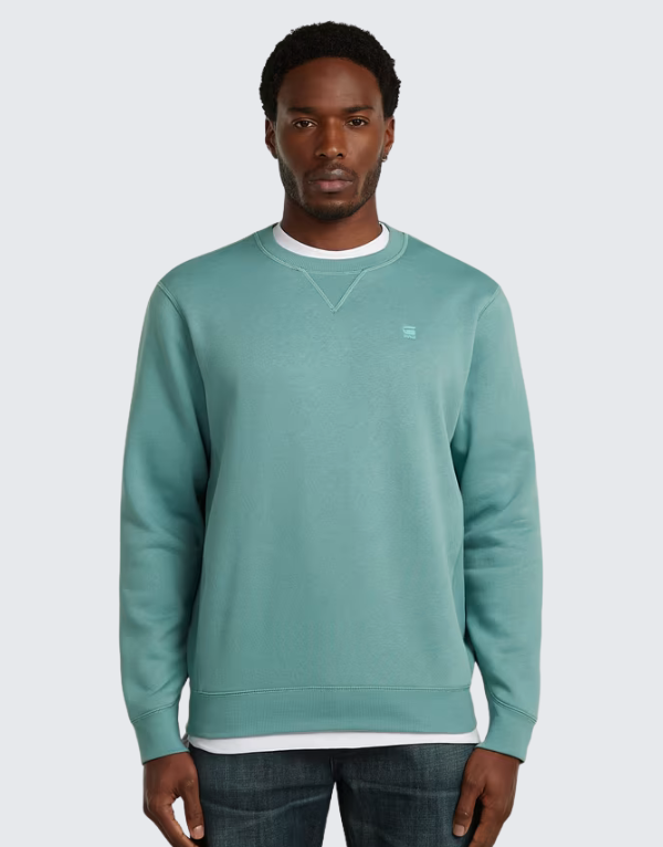 G-Star Raw Premium Sweater Mineral Blue Men