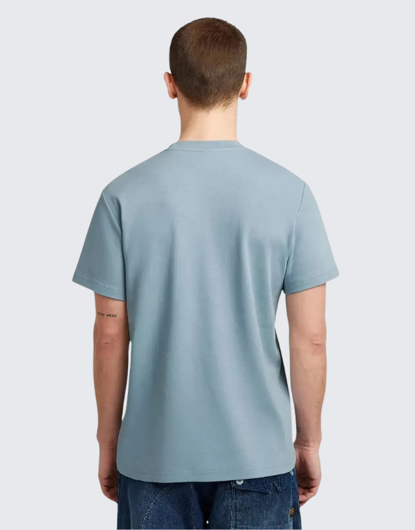 G-Star Raw Script Short Sleeve T-Shirt Ash Blue Men