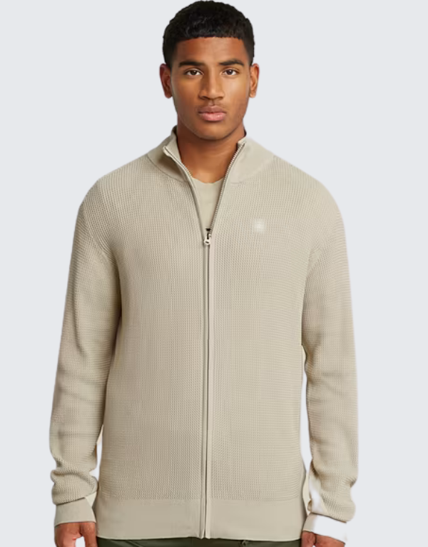G-STAR Serrated Knitted Sweater - Felpa Uomo In Maglia, Comoda E Originale, Vestibilità Regolare